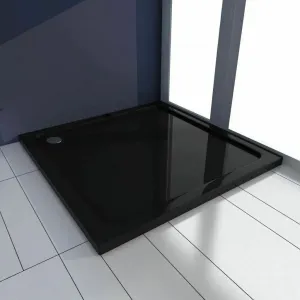 Sprchová vanička REA SAVOY čierna, velikost 90x90
