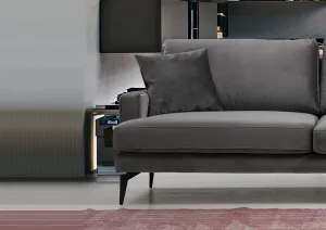 Trojmiestna pohovka Papira 3 Seater - Grey