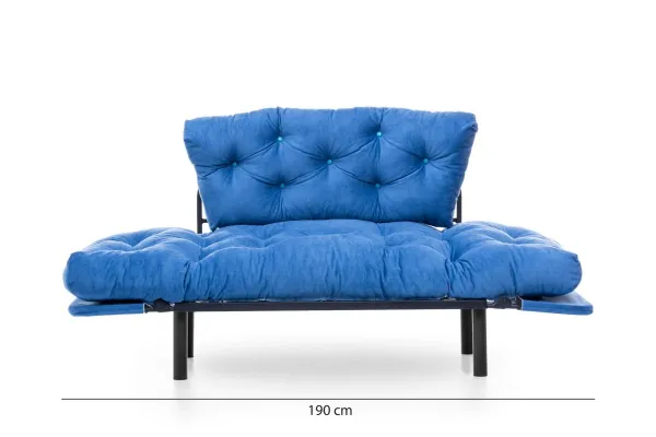 Dvojmiestna rozkladacia pohovka Nitta - Blue