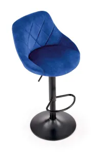 HALMAR Barová stolička H101 modrá