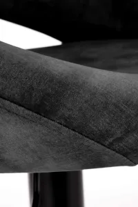 HALMAR Barová stolička H102 čierna