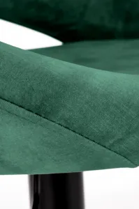 HALMAR Barová stolička Natasha tmavozelená