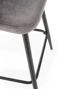 HALMAR Barová stolička Ivy6 sivá