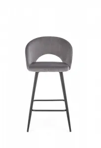 HALMAR Barová stolička Ivy6 sivá