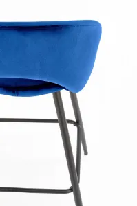 HALMAR Barová stolička Ivy6 tmavomodrá