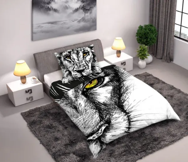 Faro Bavlnená posteľná bielizeň Lion 160x200 cm