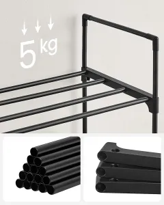 SONGMICS Botník Rezula 55 cm čierny