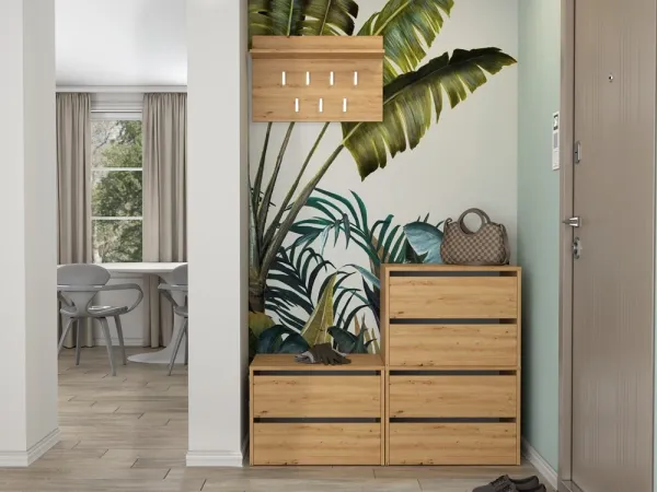 TP Living Botník MODO 88 cm dub artisanový