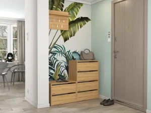 TP Living Botník MODO 88 cm dub artisanový