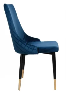 Čalúnené kreslo Vermont Velvet navy blue
