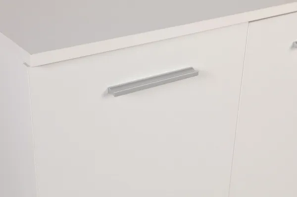 ASIR Skriňa na topánky DOORS 3+2, biela