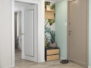 TP Living Botník MODO 60 cm antracit/dub artisan