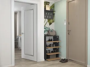 TP Living Botník MODO 60 cm antracit/dub artisan
