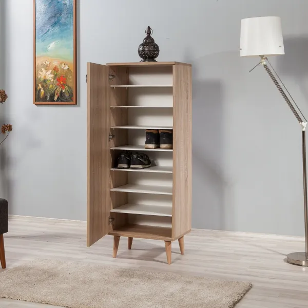 Hanah Home Botník Filinta Wood 50x135 cm dub sonoma