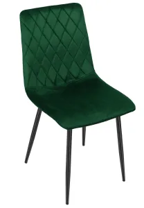 TZB Čalúnená stolička DEXTER zamat zelená