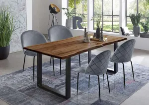 Kreslo Fargo Velvet v grafitovej farbe