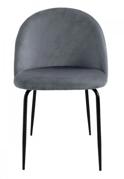 Kreslo Fargo Velvet v grafitovej farbe