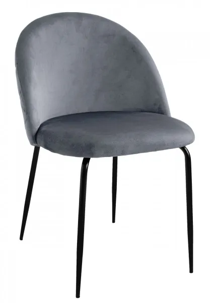 Kreslo Fargo Velvet v grafitovej farbe