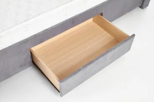 HALMAR Čalúnená posteľ Sabrina 160x200 dvojposteľ šedá