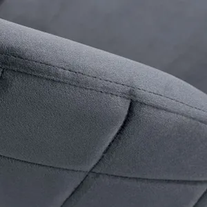 Kreslo Fargo Velvet v grafitovej farbe