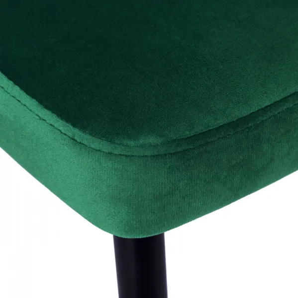 Čalúnené kreslo LINCOLN VELVET tmavozelený zamat