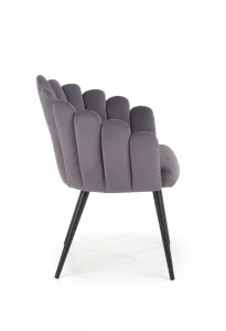 HALMAR Čalúnené kreslo Nyve sivé