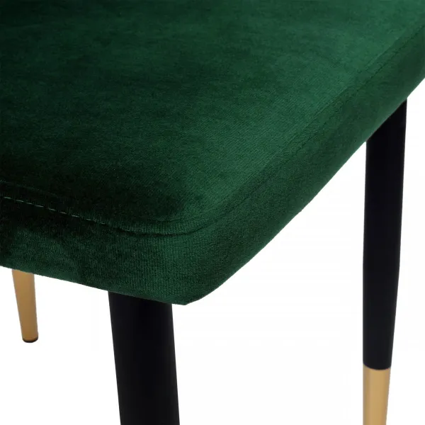 Vermont Velvet čalúnené kreslo tmavozelené