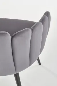 HALMAR Čalúnené kreslo Nyve sivé
