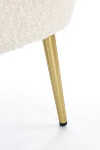 Kreslo GRIFON Halmar Krémová / zlatá
