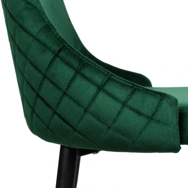 Vermont Velvet čalúnené kreslo tmavozelené