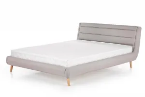HALMAR Čalúnená posteľ Elanda 160x200 dvojlôžko- svetlosivá