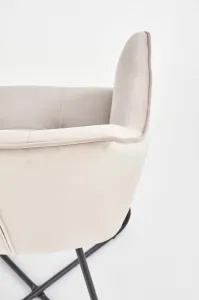 HALMAR Čalúnené kreslo Terezie béžové