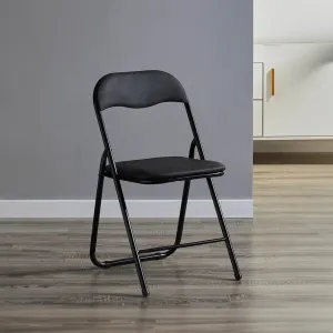 Skladacia stolička BASICO čierna