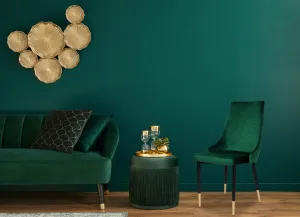 Vermont Velvet čalúnené kreslo tmavozelené