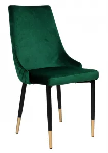 Vermont Velvet čalúnené kreslo tmavozelené