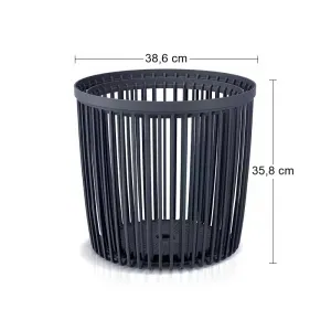 Prosperplast Sada 2 univerzálnych košov Pekas 25+35l antracit