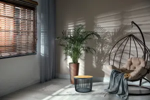 Prosperplast Univerzálny kôš CLEON s bambusovým vekom antracit, varianta 100 l