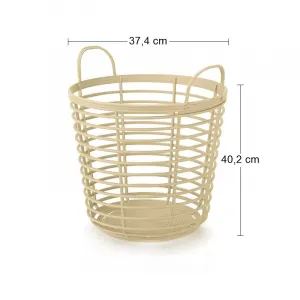 Prosperplast Kôš s rúčkami Zania slama, varianta 27,4 cm