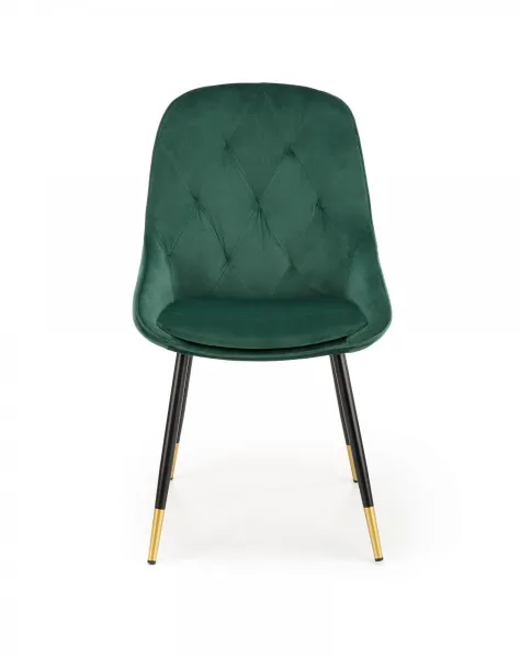 HALMAR Designová stolička Liza tmavozelená
