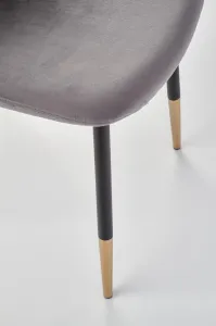 HALMAR Designová stolička Suzzie sivá