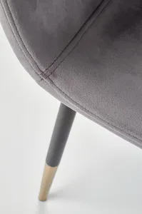 HALMAR Designová stolička Suzzie sivá