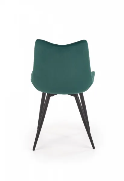 HALMAR Designová stolička Minna tmavozelená