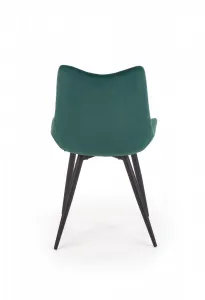 HALMAR Designová stolička Minna tmavozelená