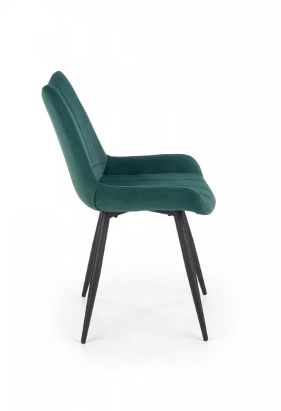 HALMAR Designová stolička Minna tmavozelená