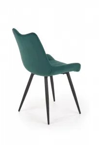 HALMAR Designová stolička Minna tmavozelená
