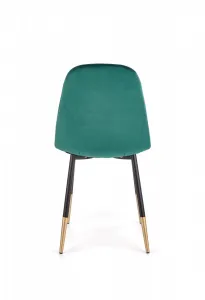 HALMAR Designová stolička Suzzie tmavozelená