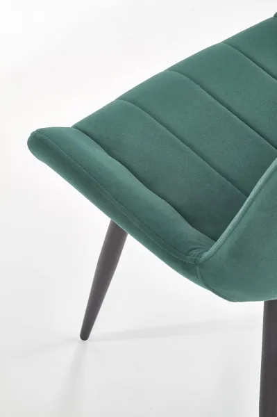 HALMAR Designová stolička Minna tmavozelená