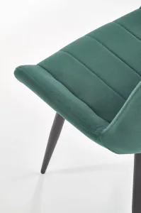 HALMAR Designová stolička Minna tmavozelená