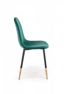 HALMAR Designová stolička Suzzie tmavozelená