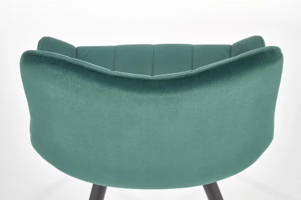 HALMAR Designová stolička Minna tmavozelená